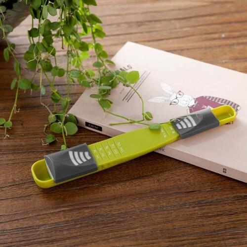 1Pcs Portable Adjustable Measuring Spoon Scoop Double End Measure Spoon For Salt Sugar Coffee Tea Kichen Measure Tool