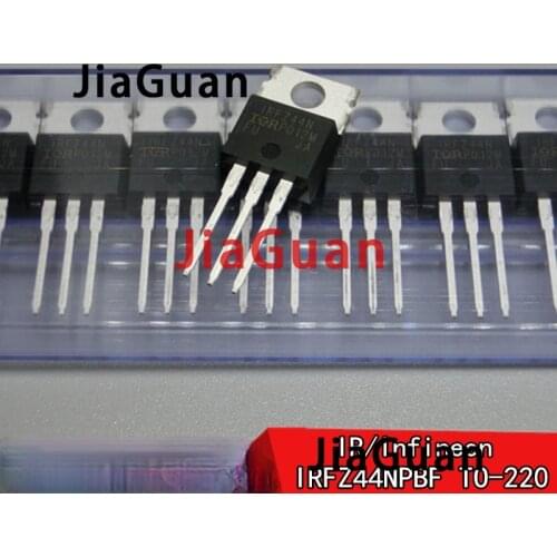 10PCS genuine NEW IRFZ44NPBF TO-220 N channel 55V 49A MOSFET Field effect transistor IR IRFZ44N to220 Audio Power Amplifier mos