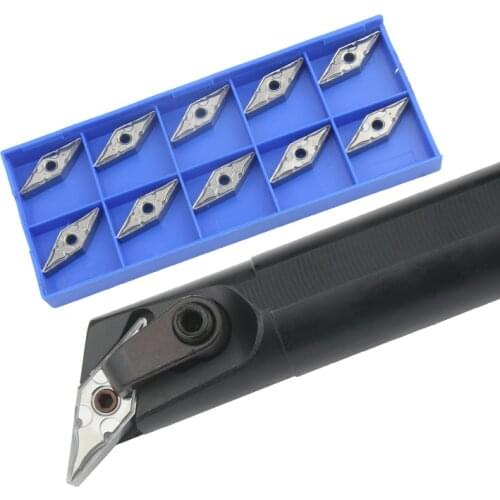 1pc S20R-MVQNR16 S20R-MVQNL16 S25S-MVQNR16 Internal Turning Tool Holder VNMG Carbide Inserts Lathe Bar CNC Cutting Tools Set