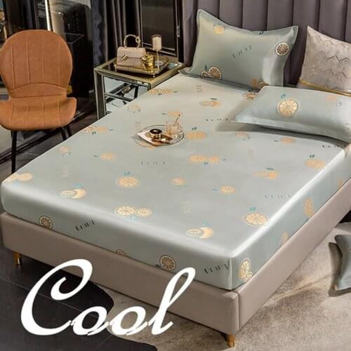 3pcs /set Viscose Fiber Mat For Summer Washable Foldable Fitted Sheet Pillowcase Fast Delivery 2020