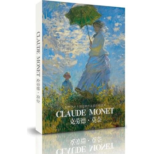 30 Sheets Claude Monet Oil Painting Postcard Vintage Claude Monet Paintings Postcards Greeting Card Wish Card