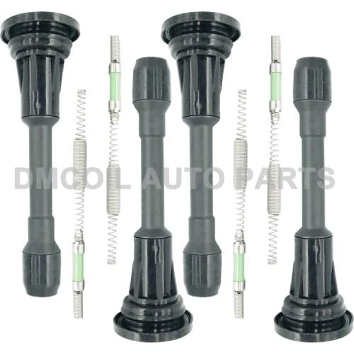 4 PCS IGNITION COIL BOOTS WITH RESISTANCE CONNECT PLUG FOR INFINITI FX50 NISSAN JUKE MICRA IV QASHQAI X-TRAIL RENAULT 22448JA00C