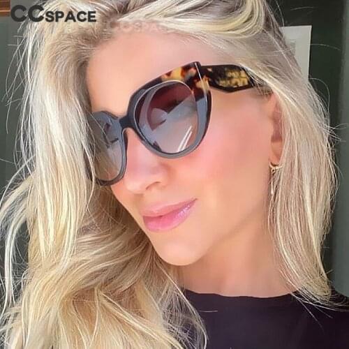 53161 Oversized Cat Eye Sunglasses Brand Designer Men Women Fashion Shades Uv400 Vintage Glasses