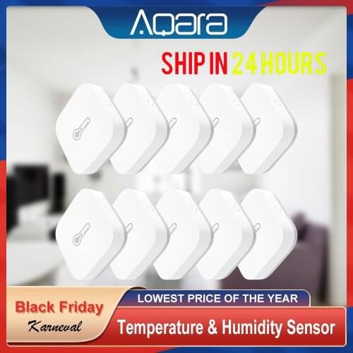 Aqara Zigbee Wireless Temperature Humidity Sensor For Smart Home Kit Thermometer Hygrometer Mijia Temperature Humidity Sensor