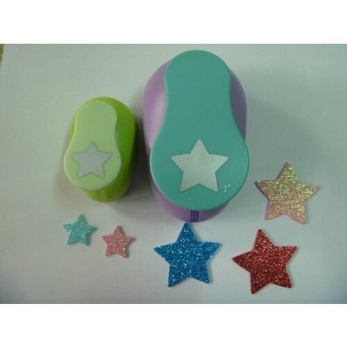 Free shipping 2pcs (1 inch+2 inch) star eva punch Craft Scrapbooking punches foam paper punches craft punch