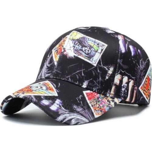 JUMAOM001 Fashion Men and Women 3D Print Casual Baseball Cap Hip-Hop Snapback Hats Gorros Dad Hat