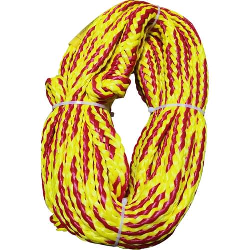 4K Nylon PE Towable Tube Tow Rope with Stainless Snap Hook Float