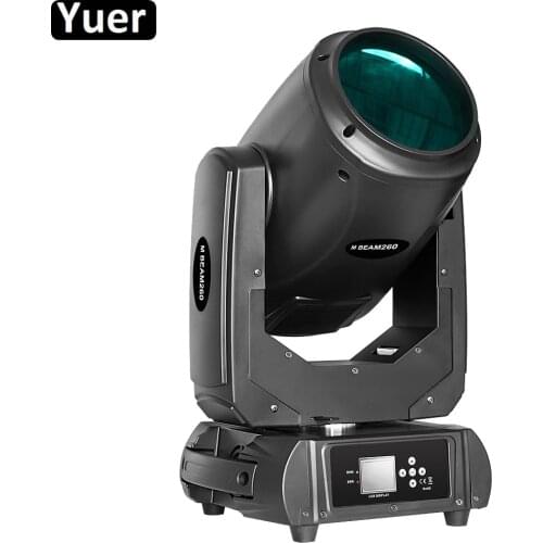 DJ Disco Light 260W Beam Spot 2IN1 Moving Head Light With Strobe Effect DMX512 Sound Party Color Music Club Bar Stage Lighting
