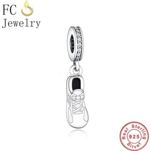 FC Jewelry Fit Original Charm Bracelet 925 Silver Idol Love Run Shoes Tennis Sneaker Bead For Making Women Berloque 2021 DIY