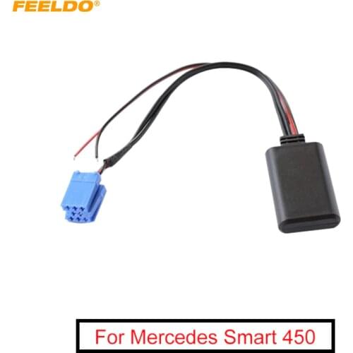 FEELDO 1Pc Car Aux-in Wireless Bluetooth Adapter Module Audio Receiver for Mercedes Smart 450 CD/DVD Host AUX Cable