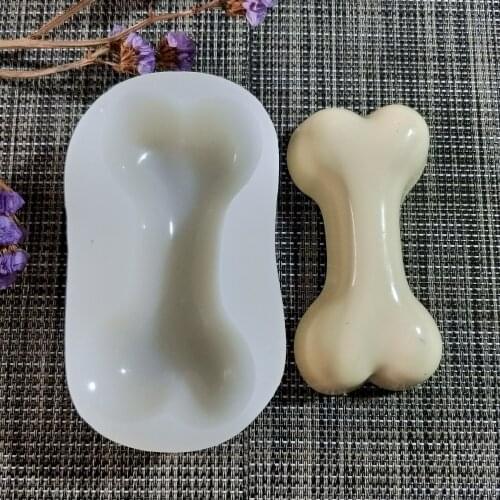 QT0161 PRZY Bones, Dog Bones Silicone Mold Soap Mould Handmade Soap Making Molds Candle Silicone Mold Resin Clay Moulds