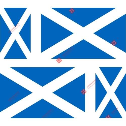 Creative 4x Sticker Adesivo Adesivi Decal Decals Vinyl Auto Moto Bandiera Scozia Scozzese for JEEP Van Bike Offroad Decal High