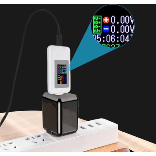 KWS-1902C Type-C Color Display USB Tester Current Voltage Monitor Power Meter N58A