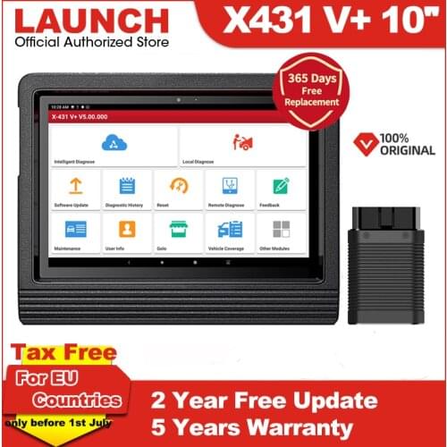 Launch X431 V+ Auto OBD2 Scanner Professional Automotive Scanner All System Car Diagnostic Tool Bluetooth Wifi Scan Tools