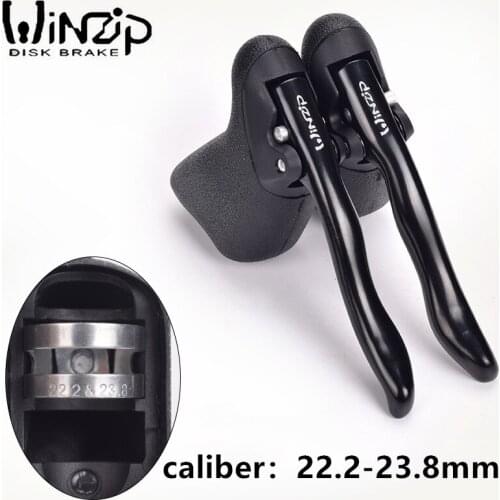 Lightweight Aluminum Bicycle Brake Handle MTB Mountain Bike Cycling Brake Levers Front & Rear Brake Levers Drop Handlebar Set