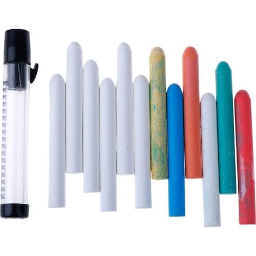 6pcs/lot Color White Dustless Chalk Pens For Chalkboard Kitchen Jar Removable Water Soluble Chalk Mark Pen Stationery