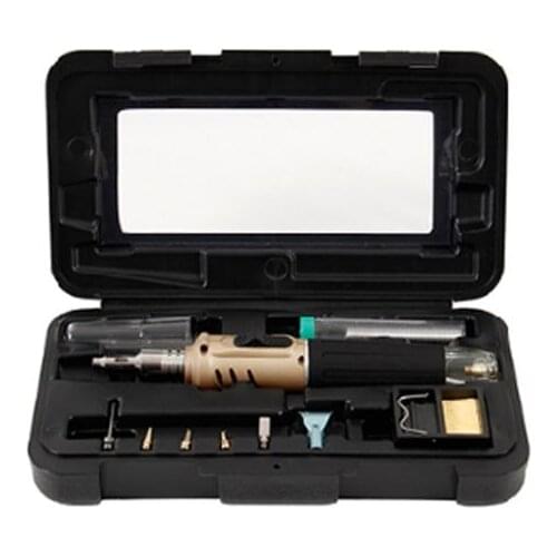 2021 New 10-In-1 Gas Soldering Iron Case Set Multifunction HS-1115K Butane Lighter Spray Gun Set Welding Equipment