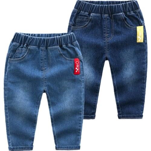New Baby Boys Jeans For Autumn Winter Girls Kids Jeans Clothing Infant Denim Trousers Boy childrens Pants Jeans For Boys Gifts