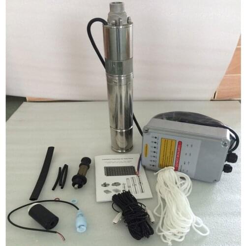 DC24v 210w New Fashion Solar Energy Bomba High Pressure Irrigation Borehole Screw Pump 3Years Warranty 3SPST1.5/80-D24/210