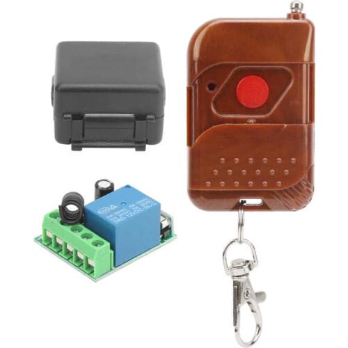 DC 12V Single Channel Relay Module RF Wireless Switch Receiver + Remote Control Transmitter Kit