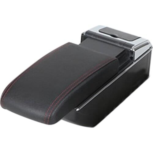 For Renault Duster Armrest Central Store Content Box Cup Holder Ashtray Interior Car-Styling Decoration Accessories