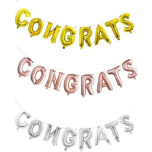 Congratulations Graduation Ceremony Decor Good Luck Graduate Foil Balloon Congrats You Did It Graduate Party Balloon Photo Props