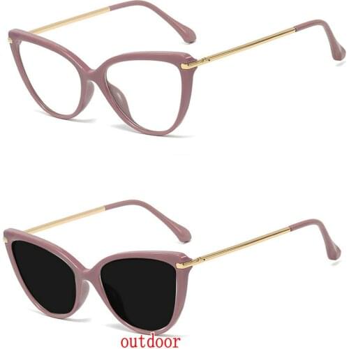 Transition Sunglasses Photochromic Red Reading Glasses Progressive Multifocal Reading Glasses Men Women Presbyopia Hyperopia NX