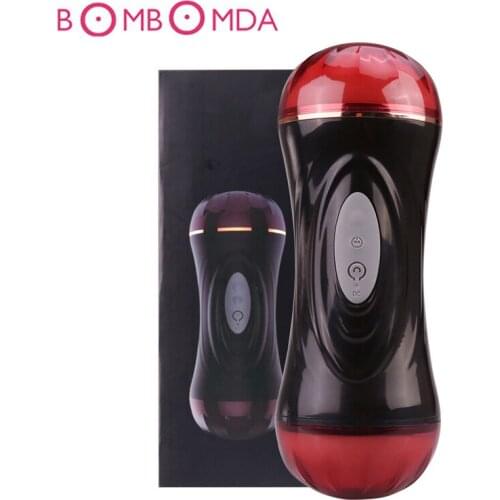 Realistic Oral Deep Throat Masturbator Cup Vibrators Real Pussy Vaginal Masturbators Penis Massage Aircraft Cup Sex Toys for Men