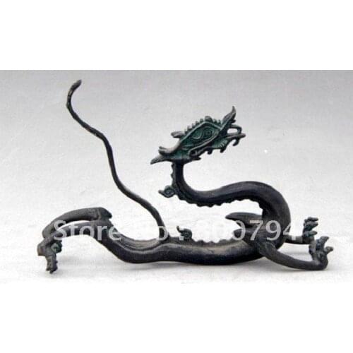 Rare Distinctive Qing Dynasty copper pen rack\ penholder ,Free shipping