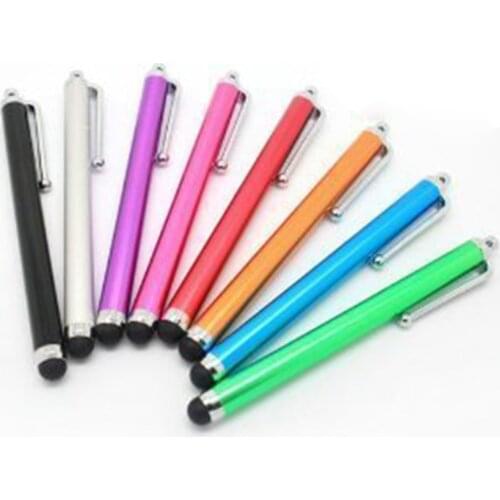 8pcs/lot 8 Colors Touch Screen Stylus Pen for iPhone 5 4s iPad 3/2 iPod Touch Suit for Universal Smart Phone Tablet PC