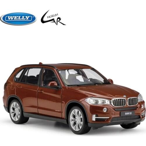 Welly 1:24 Scale Diecast Car Toy BMW X5 High Simulation Classical SUV Metal Alloy Car Model Gifts Collections
