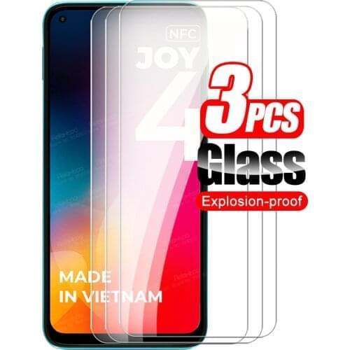 3pcs Protective Glass For Vsmart Joy 4 Screen Protector For Joy 3 Plus Joy4 Joy3 3Plus Tempered Glass HD Phone Cover Safety Film