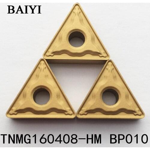 10pcs TNMG160408 BP010 carbide inserts Turning tool TNMG160408-HM BP010 Lathe Tools cutter CNC tools