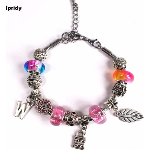 20Pcs/lot Handmade Lampwork European Large Hole Glass Beads, Glitter Powder inside,Rondelle,for Jewelry Making DIY Accessories