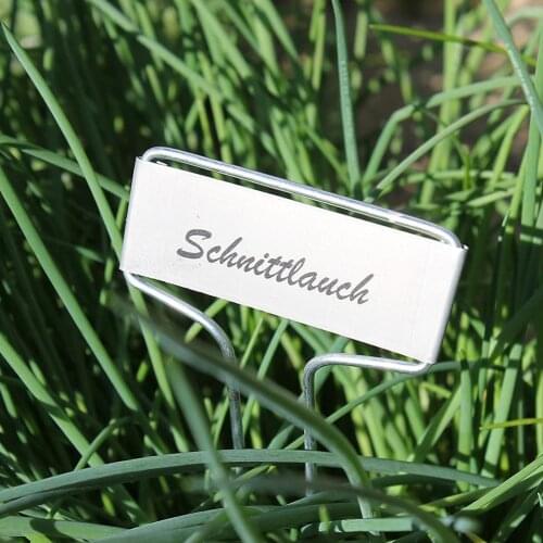 20pcs Reusable Sign Garden Markers Nursery Metal Plant Labels Bonsai Eco Friendly Handwritten Seedling Tags Classification