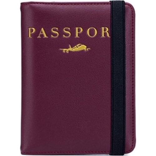 2020 Passport Wallet Vintage Cow Leather Passport Cover Unisex Genuine Leather Wallet Credit Card Holder Travel Wallet