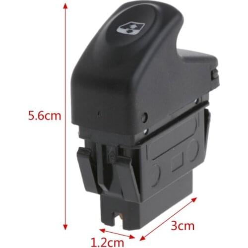 6 Pins 12V Car Electric Window Control Switch for renault Clio II 2 Megane I Kangoo