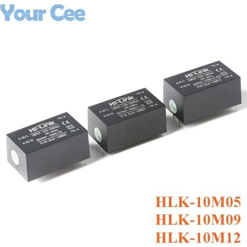 AC-DC Power Module Mini Isolation Switch AC to DC 10W Power Supply Module 220v to 12V/9V/5V HLK-10M05 HLK-10M09 HLK-10M12