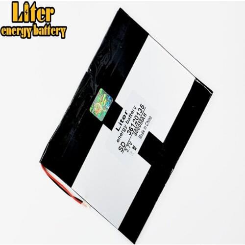 The tablet battery 3.7V 8000mAH 36120135 Polymer lithium ion / Li-ion battery for tablet pc 35120135