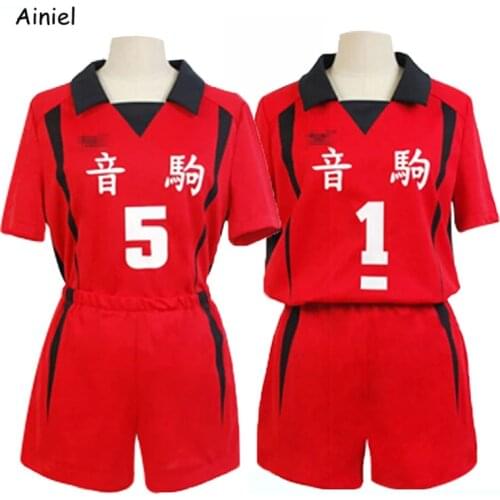 Anime Cosplay Haikyuu Kuroo Tetsurou Uniform Volleyball Costumes Kozume Kenma Nekoma Jersey Shirt Shorts Mens Set Clothing Boys