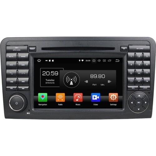 4GB RAM 32GB ROM Octa Core 2 din 7" Android 8.0 Car Radio DVD Player for Mercedes Benz ML CLASS W164 ML300 ML350 ML450 ML500