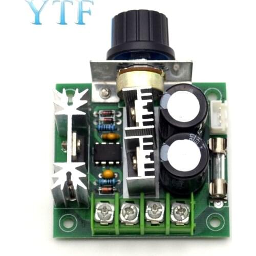 DC 12V 24V 30V 40V 13KHZ Auto PWM DC Motor Speed Regulator Governor Speed Controller Switch 10A 50V 1000uF