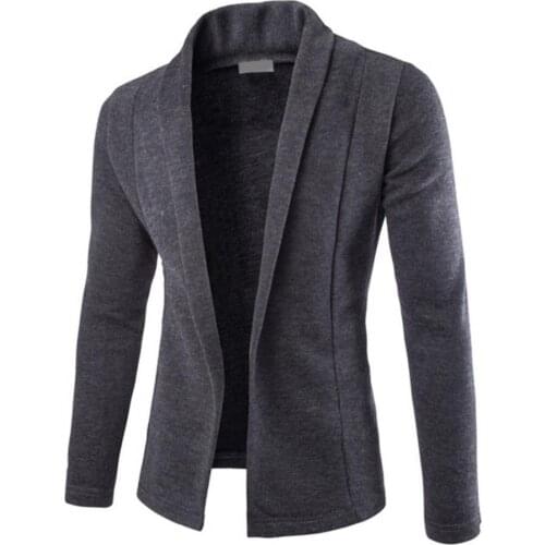 Business Jacket Long Sleeve Skin-friendly Streetwear Slim Fit Lapel Warm Men Coat for Office Plus Size 3XL