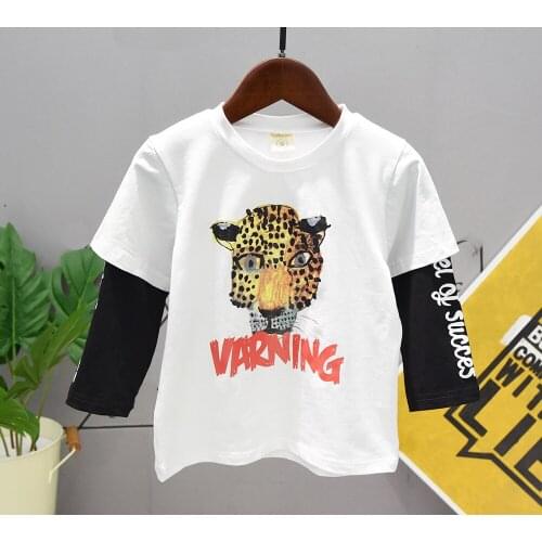 Children Long Sleeve T-Shirts Novelty Tattoo Sweatshirt Cotton Boys T Shirt Kids TShirt Autumn Kids Girls Tops Children Clothes