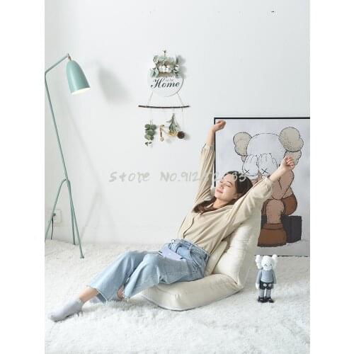 Lazy sofa tatami Japanese-style single small backrest recliner net red bedroom bay window bed nursing chair