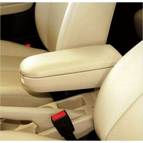 OEM Black Leather Center Console Armrest Cover Lid Fit For VW JETTA GOLF MK4 BORA BEETLE PASSAT B5 Europe VW Polo 6R