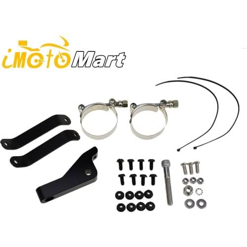 Motorcycle Fork Bracket Headlight Fairing Trigger Mount Kit For 2006-2014 Harley Dyna Street Bob FXDB, Low Rider FXDL