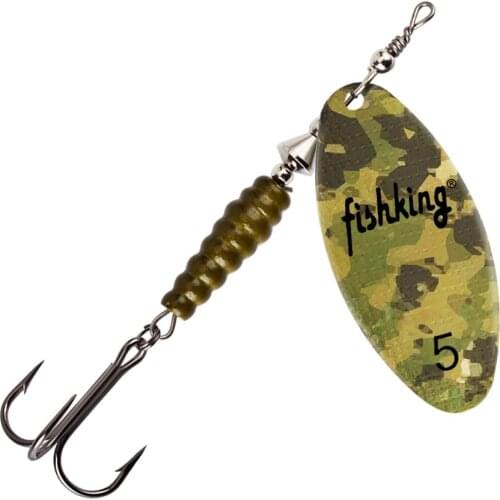 1PC 9.2-21g 8.5-10.5cm Sharp Barbed Treble Hook Salmon Stainless Steel Shaft High Carbon Fishing Lure Brass Dot 8 Colors