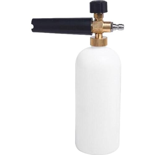 Car Washing Foam Lance Heavy Duty Brass Foam Pot For Roofs Siding Cars Water Foam Washing Pump Soap Lance Spray