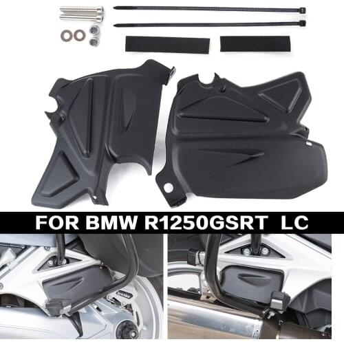 JAER Motorcycle Rear Passenger Footrest Foot Pegs Pedals Footpeg Plate Cover for BMW R1200RT R 1200 RT LC 2014-2021